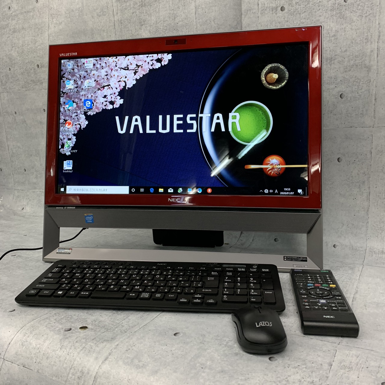 美品】NEC VALUSTAR バリュースター VS370 Celeron/メモリ 4GB/Windows10 Home 純正ワイヤレスキーボード  純正テレビリモコン付属☆ - 中古パソコン買取・販売 ｜ パソコンゴリラ オフィスサポートもお任せ